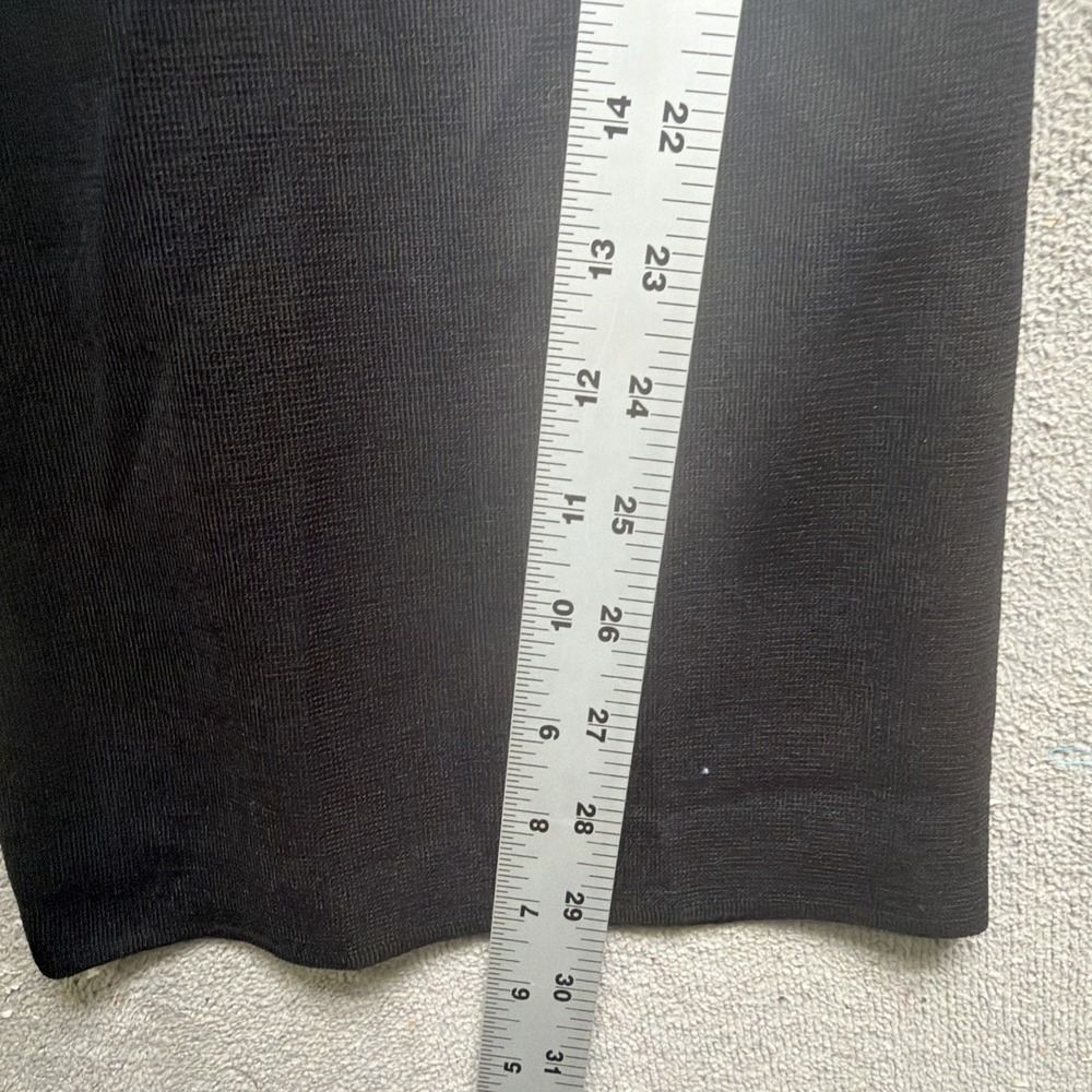 Misook Black Knit‎ Top and Pants Set Women's XL Sleeveless Top Pull On Pants - Picture 13 of 16